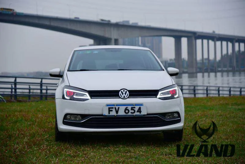 Производитель VLAND автомобильная фара для Polo светодиодный головной светильник 2011