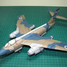 Sud авиация Vautour II-IAF3D Бумажная модель сделай сам