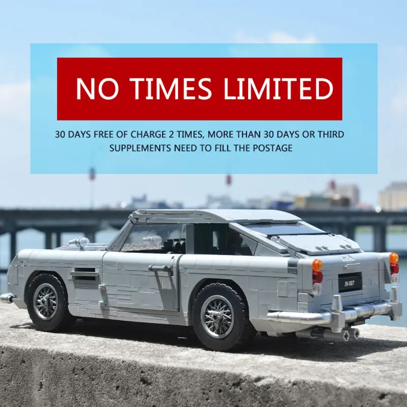 LEPIN 21046 James Bond Aston Martin DB5 Compatible With Legoing 10262 Set Building Blocks Bricks Educational Toys DIY Christmas LEPIN 21046 James Bond Aston Martin DB5 Compatible With Legoing 10262 Set Building Blocks Bricks Educational Toys DIY Christmas