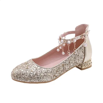 

Low age season in 2019 new product comfortable with party with pearl size 43 cingulate code 28 - students single shoes