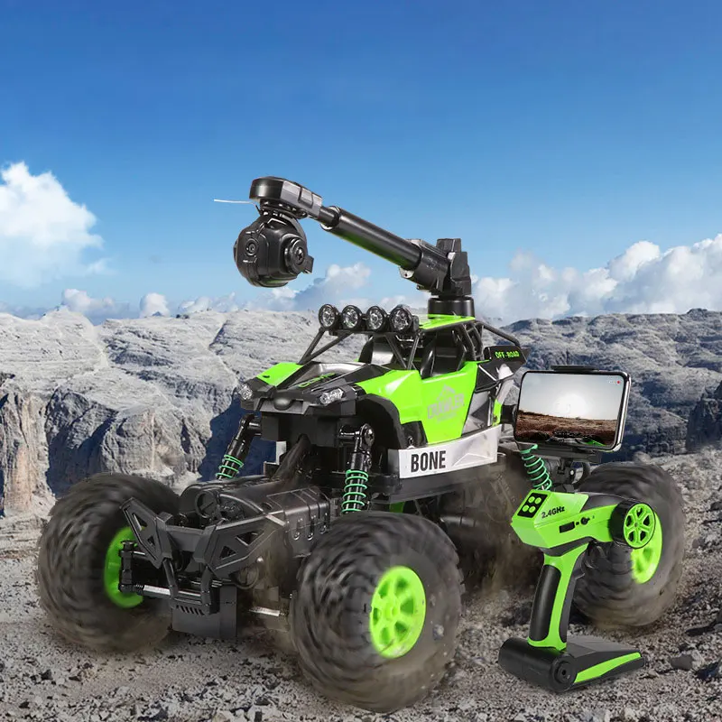 

ATTOP RC Car 1/16 4wd Remote Control Driving Off-Road Vehicle With WIFI Camera Bigfoot Cars Model Climbing Vehicle Toy