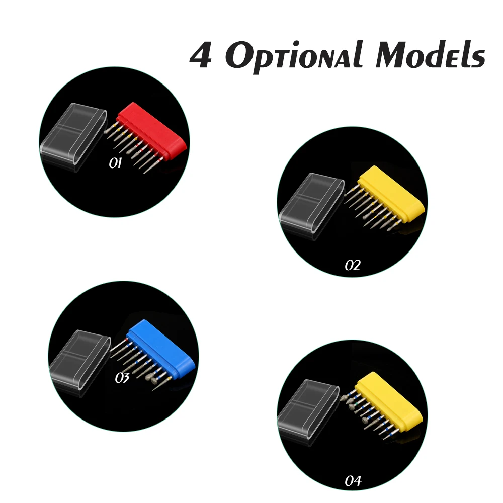 10 шт. Стоматологические алмазные сверла высокоскоростной набор боров для полировки зубов подготовка зубов Стоматологическое оборудование отбеливание зубов