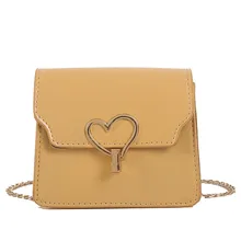 Сумки для женщин модная маленькая сумка-мессенджер для девочек дикая Дамская Металл, сердечки через плечо сумка через плечо K515