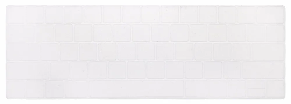 Для Macbook Pro 13 15 13,3 15,6 Сенсорная панель A1706 A1707 A1989 A1990 английская(США) Клавиатура Защитная крышка наклейка для кожи - Цвет: Clear