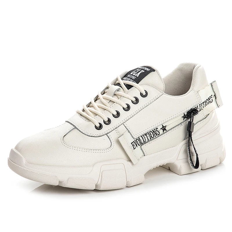 Plate Dames Baskets À 2019 Loisir Sneakers Chaussures En De Pour Doratasia Cuir Beige forme Nouvelle blanc Plat Scission Femme Lacets Twdq7x