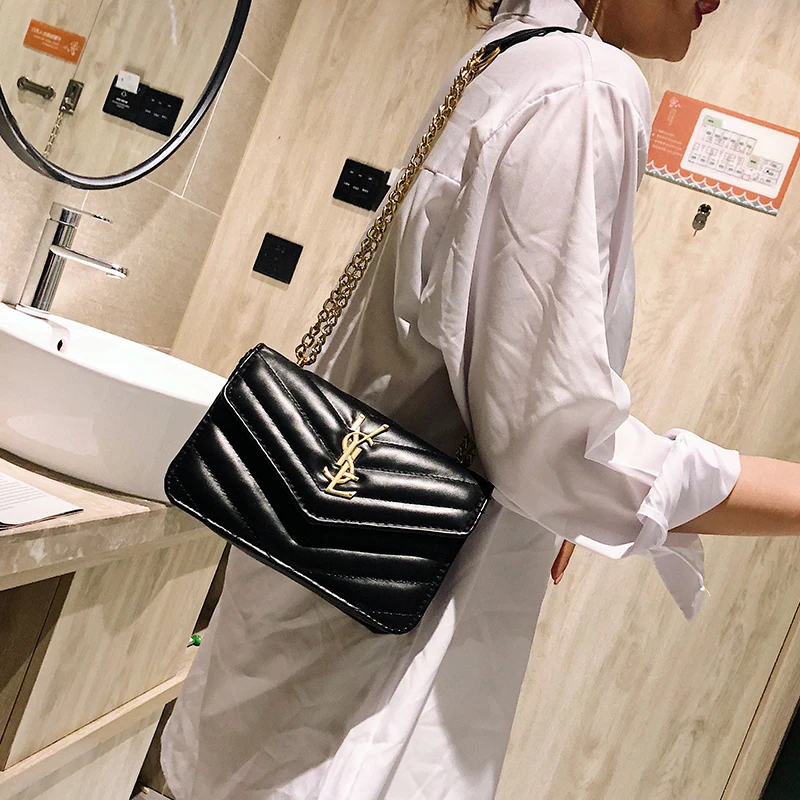 2019 Luxury Handbags Women Bags Designer Crossbody Bags for Women Clutch Leather Bag Shoulder Bags Chains Letter Fashion Flap