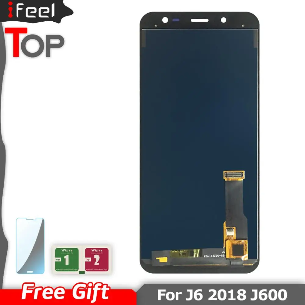 Новый ЖК-экран для Samsung Galaxy J6 J600 2018 J600F J600F/DS J600G/DS ЖК-дисплей с сенсорным экраном и