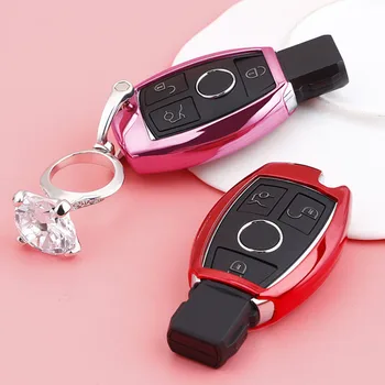 

Auto Key Case For Mercedes-Benz A/B/C/E/ML/GL/S/GLA/GLK/CLS/CLA E260L Key Shell Holder Remote Car Key Cover