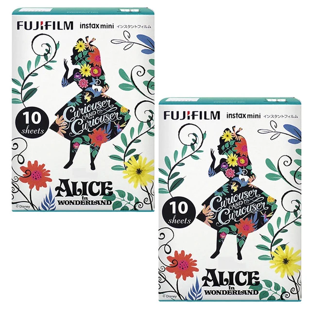 fujifilm instax mini 8 films new alice in wonderland 20 sheets photo alice in wonderland sheets