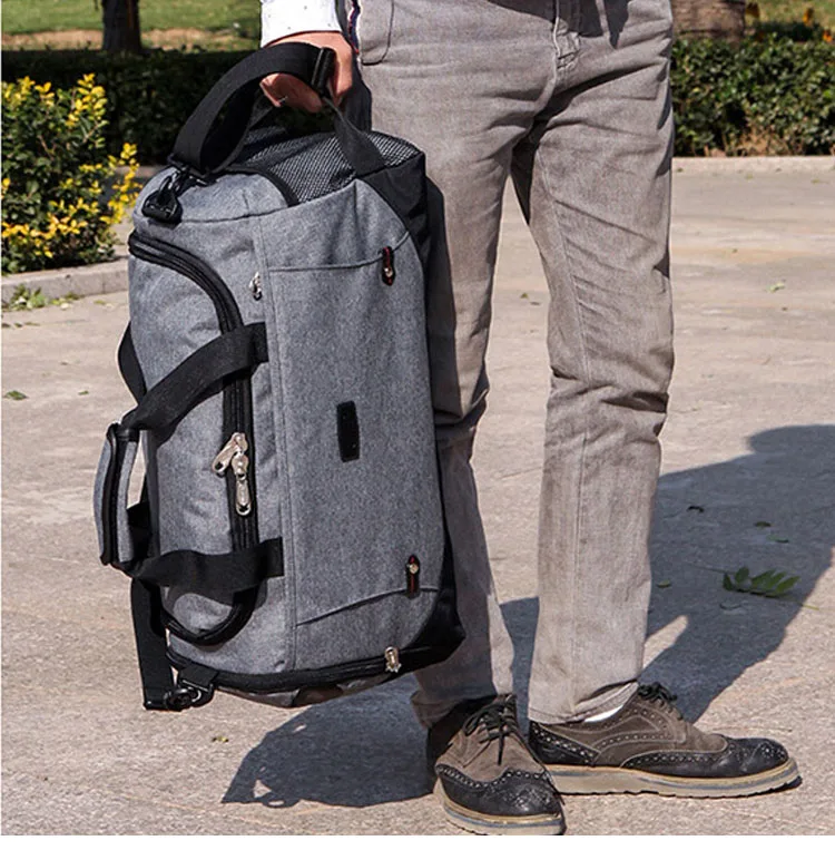 Брендовая спортивная сумка унисекс дорожные плечевые сумки Tote спортивные сумки Duffel мужская сумка через плечо большая одежда сумка для хранения