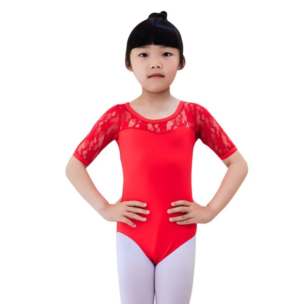 

Leotards Costume Kid Ballet Bodysuit Girls Child Lace Tutu Strap Dance Clothes Free Shipping