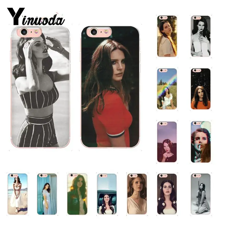 Yinuoda Lana Del Rey DIY Роскошный Высокий протектор на конце телефона чехол для iPhone 8 7 6 6S Plus