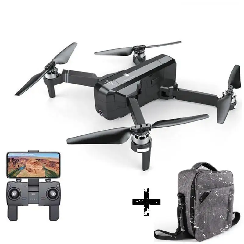 RCtown SJRC F11 gps 5G Wi-Fi FPV Дрон с 1080 P Камера 25 минут времени полета с бесщеточным двигателем селфи Дрон Квадрокоптер с дистанционным управлением 1080 P с сумкой для хранения - Цвет: 5G 1080P