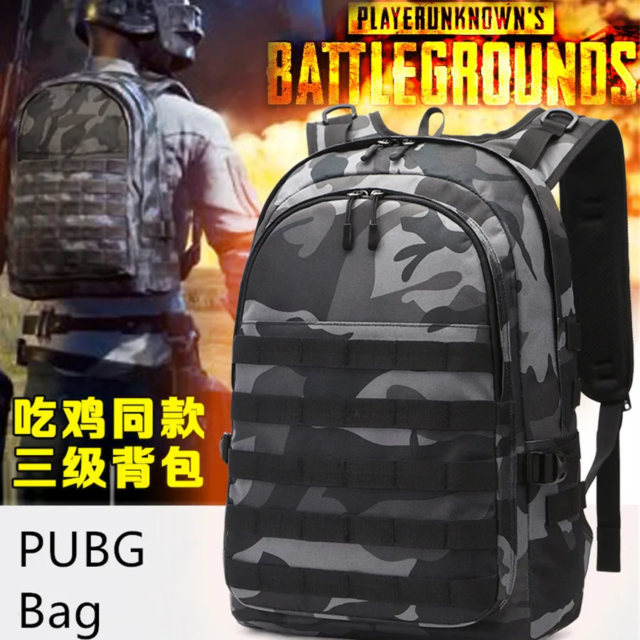  Game PUBG Bag Backpack Cosplay Playerunknown's Battlegrounds Level 3 Instructor Backpack Outdoor La