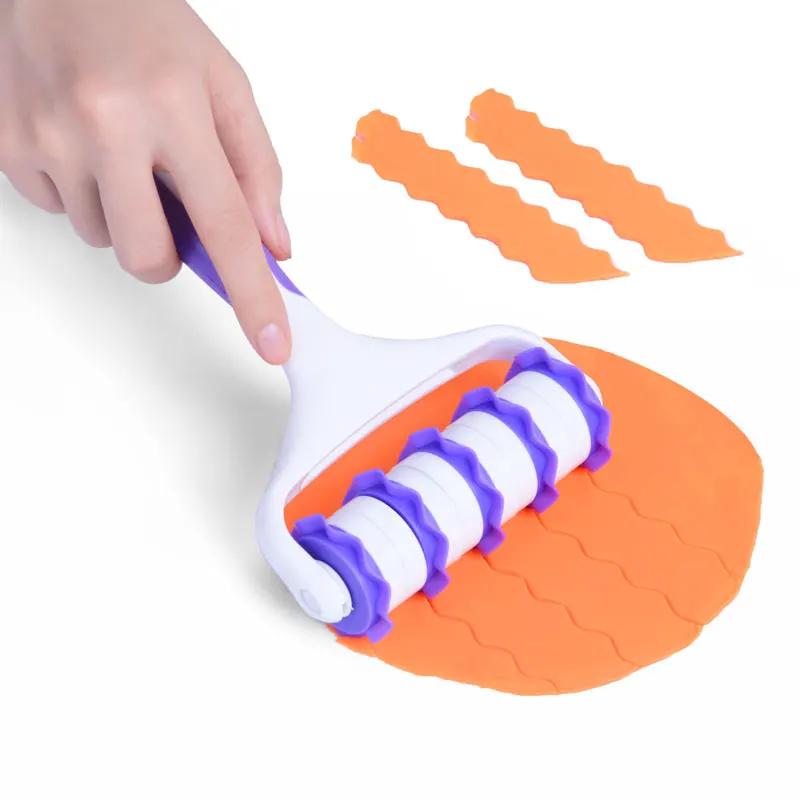 Buy 1Pcs Fondant Cake Douugh Roller Lace Cutter For