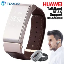Оригинальный умный Браслет Huawei Talk Band B2 SmartWatch 22 мм Bluetooth Браслет Носимых устройств фитнес-трекер для IOS Android