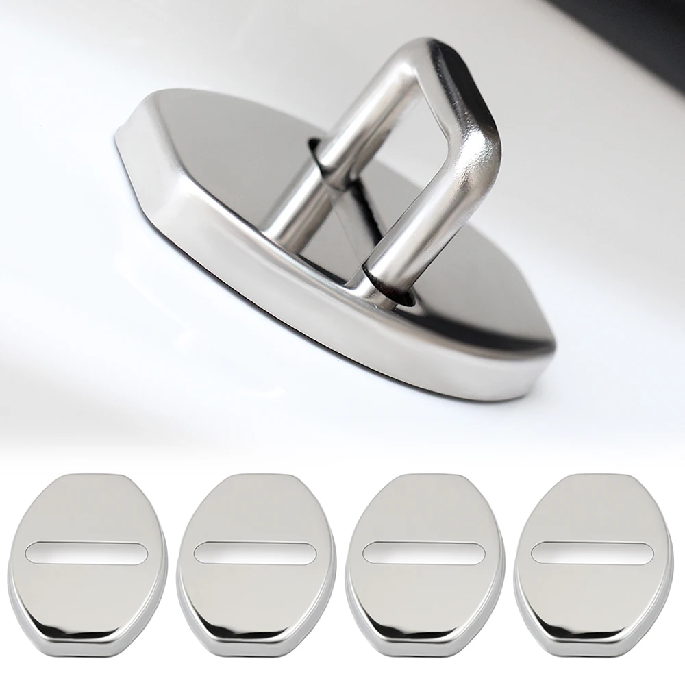 

Door Lock For VW GOLF 6 7 Tiguan For Skoda Octavia Fabia For Audi A4 Q5 SEAT leon Car Styling Cover Decoration Protect Sticker