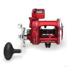 12 шариковых подшипников Рыболовная катушка троллинг катушка с линией счетчик сигнализации колокольчик барабан Катушка Карп рыболовные снасти De Pesca