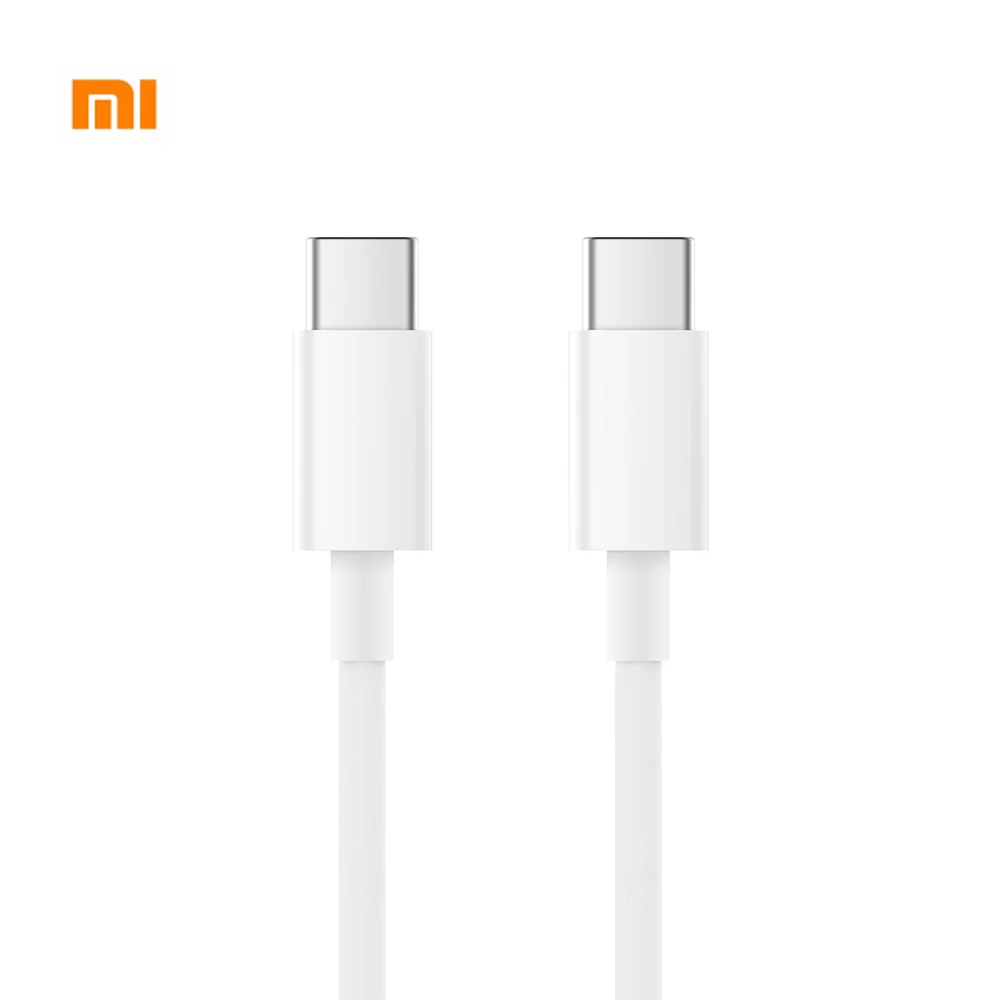 

Original Xiaomi USB-C TO USB-C Data Cable Support 5A Current 480Mbps High Speed Transmission 150cm Length Data Line