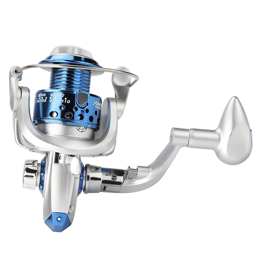 

High Speed Fishing Reel 12BB Ratio 5.5:1 Bait Folding Rocker spinning wheel fishing reels carpa molinete de pesca