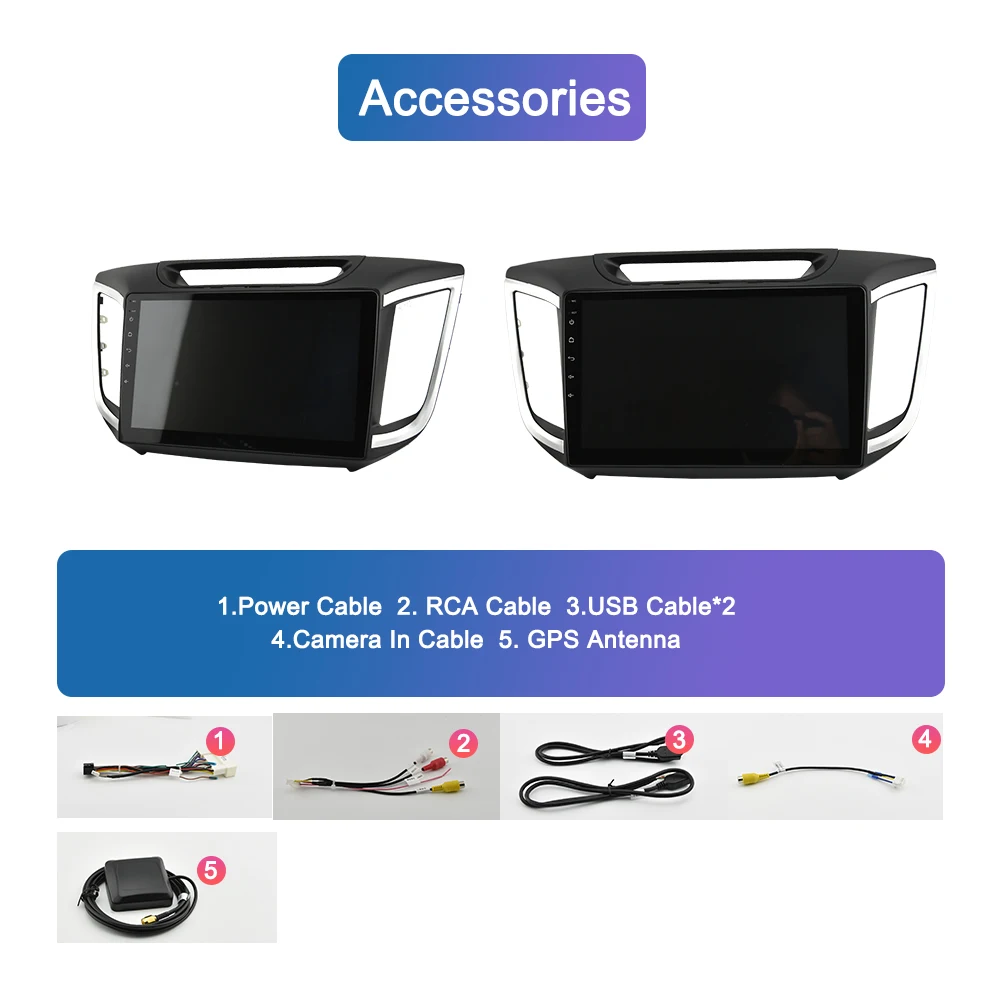 Best Navivox Android 8.1 2 Din Car DVD GPS Multimedia Player For Hyundai Creta IX25 Car DVD Navigation Radio Video Audio Car Player 5