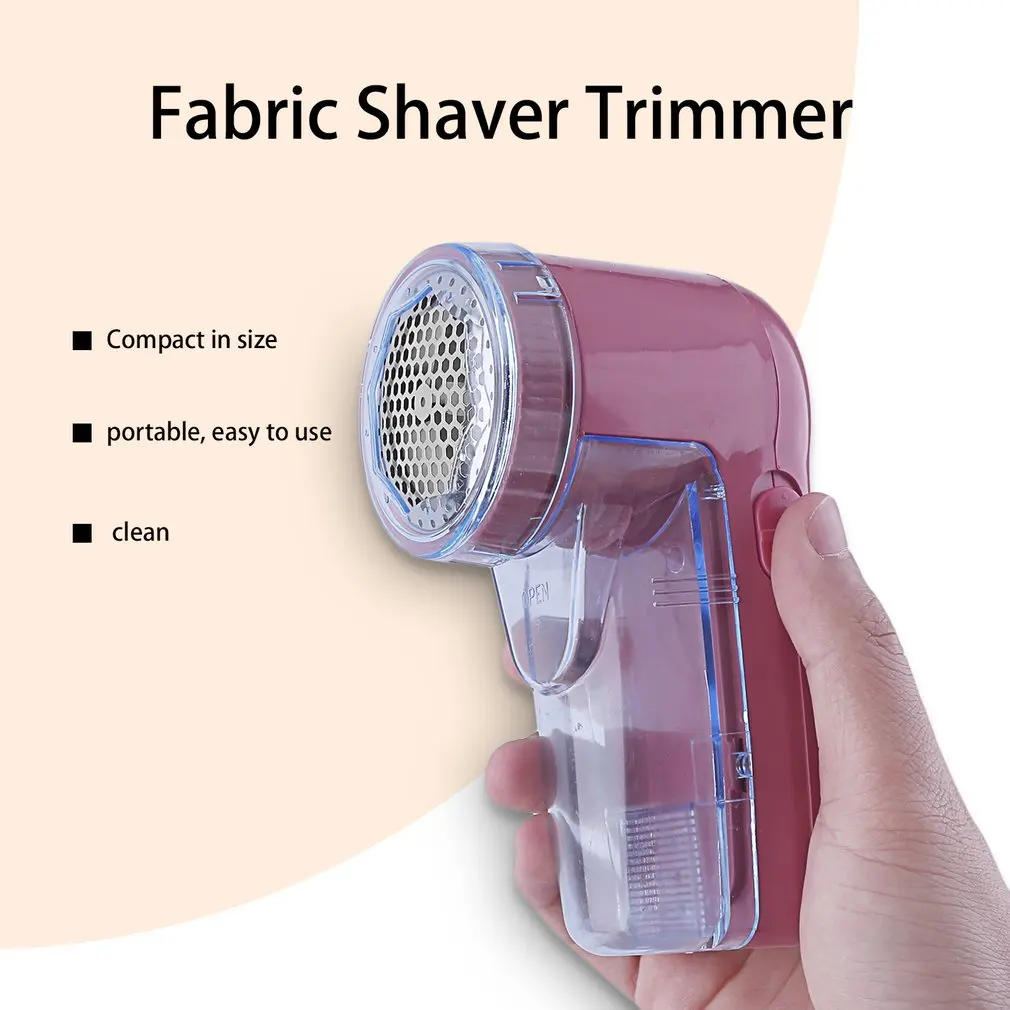 Household Electric Clothes Lint Remover Sweaters/Curtains/Carpets Clothing Machine Remove Pellets Compact 2 Batteries