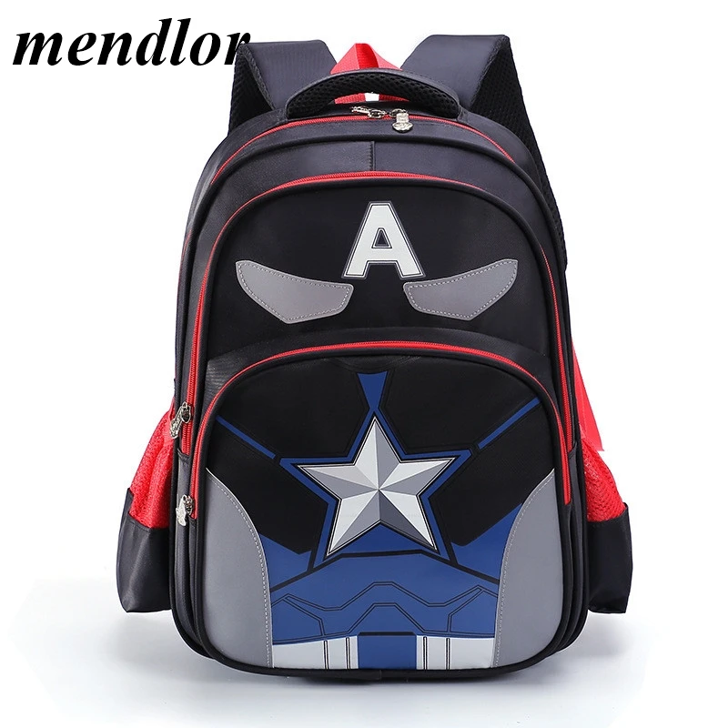 

Hot Sale Student Backpack Boy Orthopedics School Bags Thick shoulder straps School Bags for Boys and Girl Mochila Sac A Dos