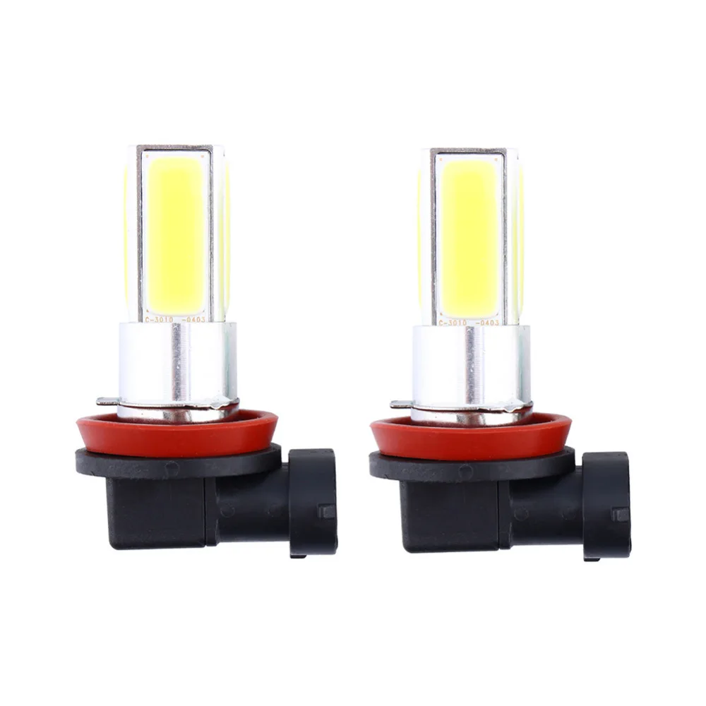 

2x H8 H11 High Power 20W COB LED Headlamp Driving Light Lamp Bulb White 6000K