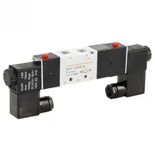 DC 24 V BSP 1/4 нормально закрытый 3 Позиция 5 Путь Пневматический электромагнитный клапан 0,15-0.8MPa 4V230-08C