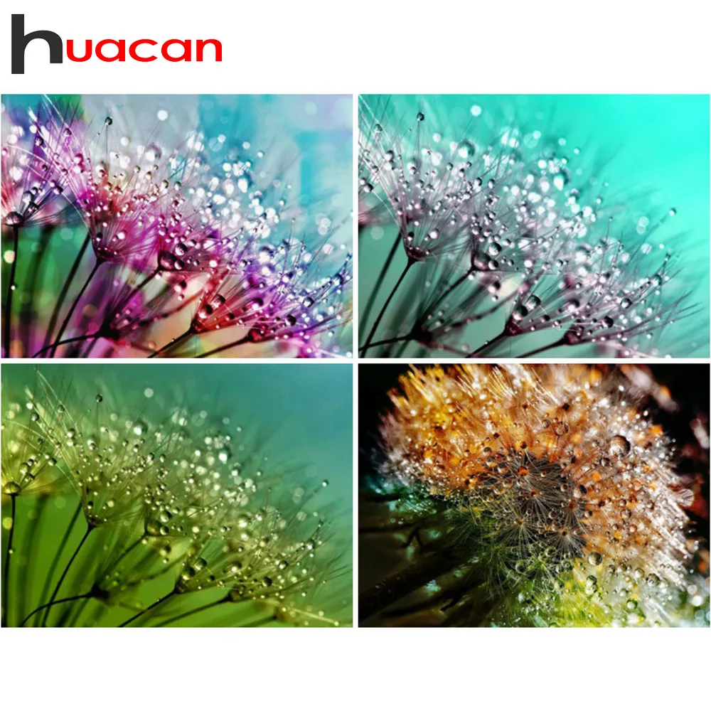 

Huacan Diamond Embroidery Sale Diamond Painting Full Square Flower Diamond Mosaic Stitch Rhinestone Picture Home Decor Drop Ship