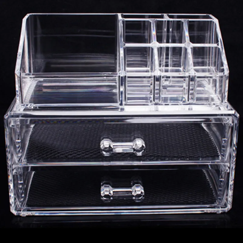 Acrylic Cosmetic Organizer Drawer Fashion Multiuse Makeup brushes Case