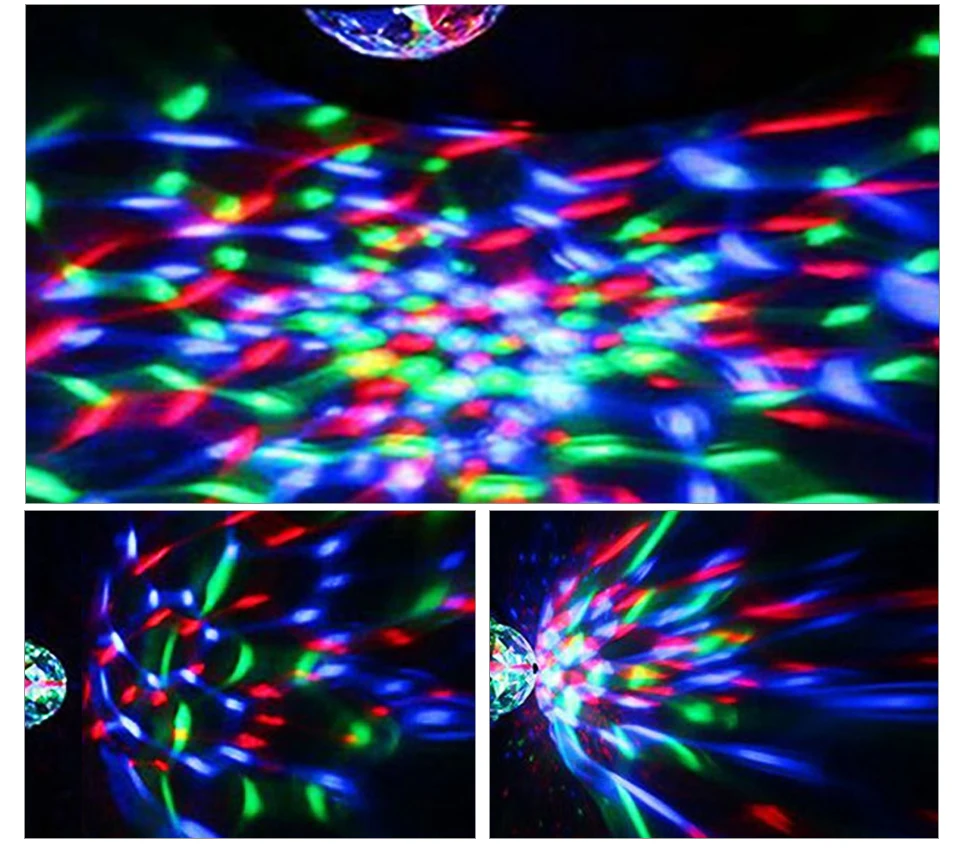 5V Car RGB LED Decoration Atmosphere DJ Lights Laser Party Disco Club Colorful Effect Auto Lamp Stage Flash lamp With USB plug (8)