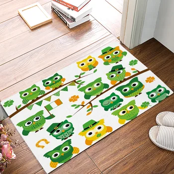 

St. Patrick's Day Wallpaper Dirt Debris Mud Trapper Boot Shoes Scraper Machine Washable Accessory Sets Floor Carpets Area Runner