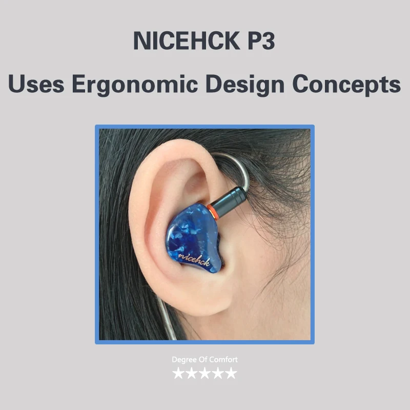 NICEHCK P3 наушники вкладыши 2BA + 1DD Hybrid 3 Hi Fi гарнитура монитор IEM кроссовер с ЧПУ