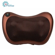 GPYOJA Home Car Dual use Massage Pillow Electric Infrared Heating Kneading Cervical Neck Shoulder Back Body