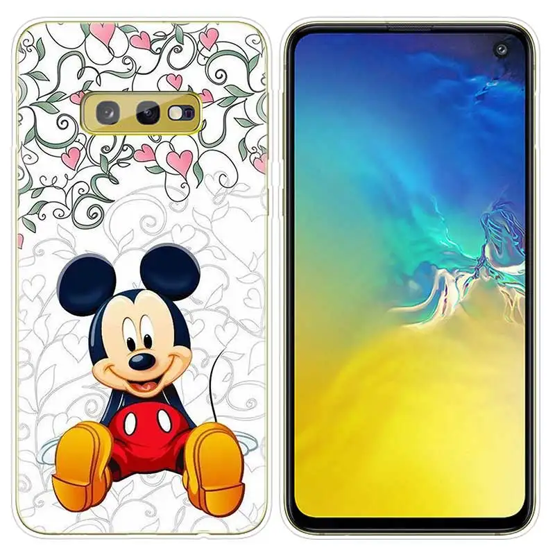 Силиконовый чехол для samsung Galaxy S10 S10e S8 S9 J4 J6 A6 A8 плюс 5G M30 M20 M10 A50 A30 A10 крышка Минни Мышь - Цвет: SK-008