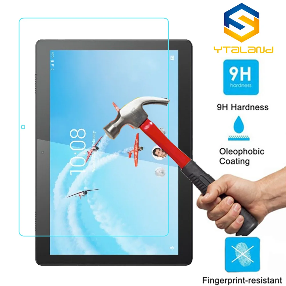 Ytaland для Lenovo Tab M10 10 &quotЗащитная пленка экрана планшета передняя крышка 9H защитная