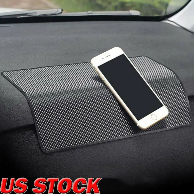 

2019 Newest Fashion 1PCS 7.9*5in Car Interior Solid Accessories Dashboard Sticky Non Slip Dash Mat Carpet Hot Sale
