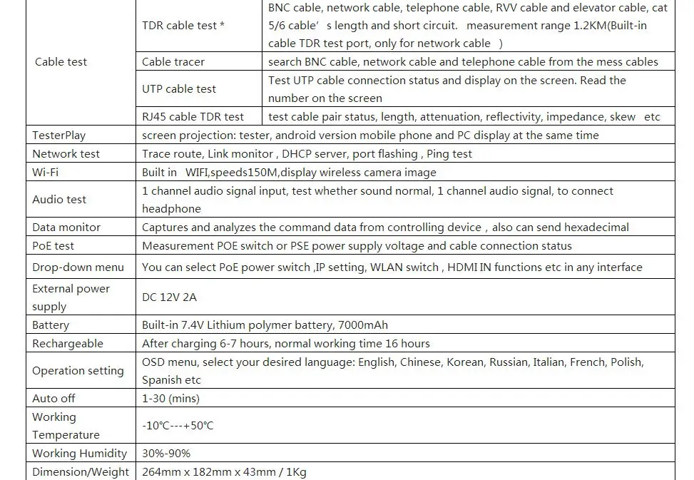 Новые " Многофункциональный CCTV тестер Поддержка H.265/H.264 4 K 8MP IP Камера AHD/CVI TVI/SDI/все в одном CCTV тестер Pro X9-MOVTADHS