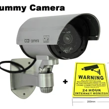 Крытый Открытый Emulational поддельные пустышки видеонаблюдения Товары теле- и видеонаблюдения Камера с красной мигающий свет Водонепроницаемый