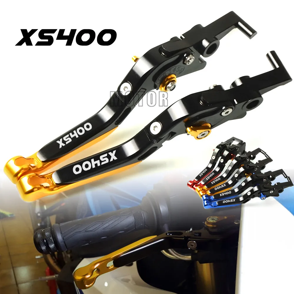 

Рычаги тормозной муфты с ЧПУ для Yamaha XS400C/XS400D/XS400SE/XS400 (DOHC), регулируемые складные выдвижные рычаги тормоза XS 400 C D SE