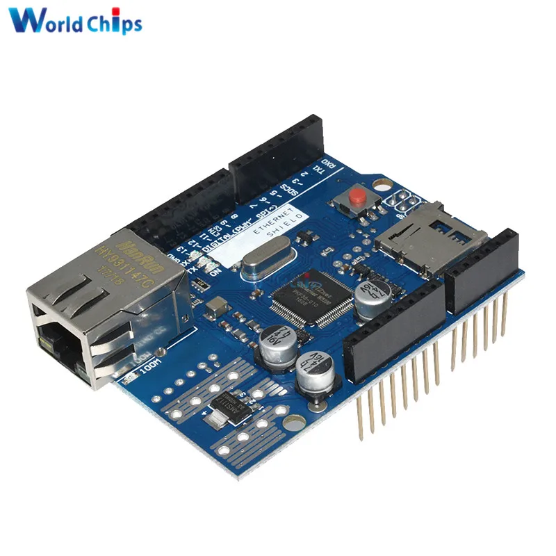 Сетевая плата Lan Ethernet W5100 R3 Shield Module Micro SD TCP/IP для Arduino UNO Duem Mega 2560 One|lan ethernet|development boardlan
