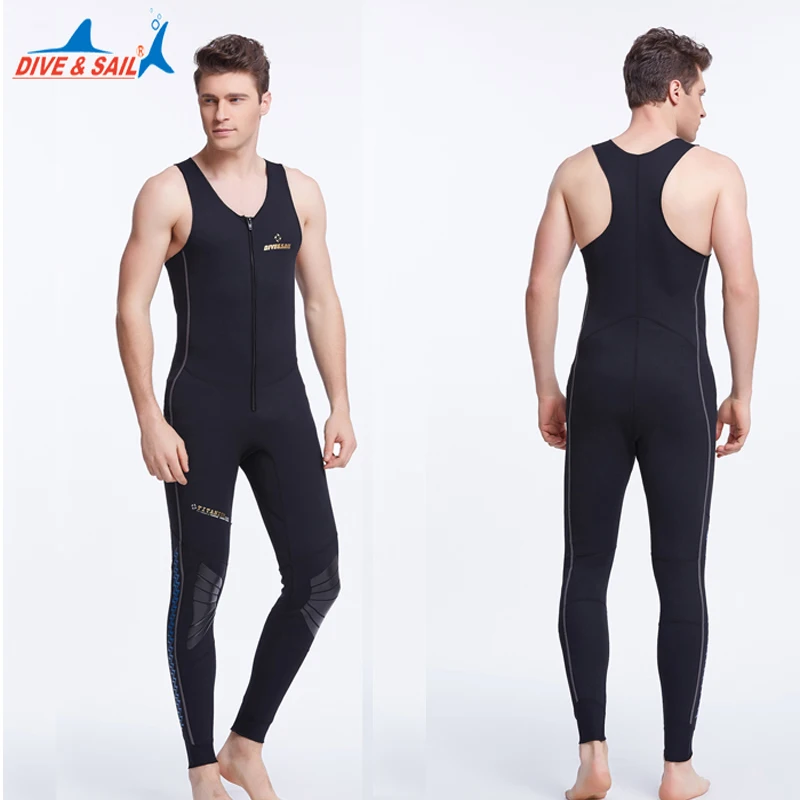 Dive&Sail mens Heated Wetsuit Vest sleeveless Triathlon wetsuits diving