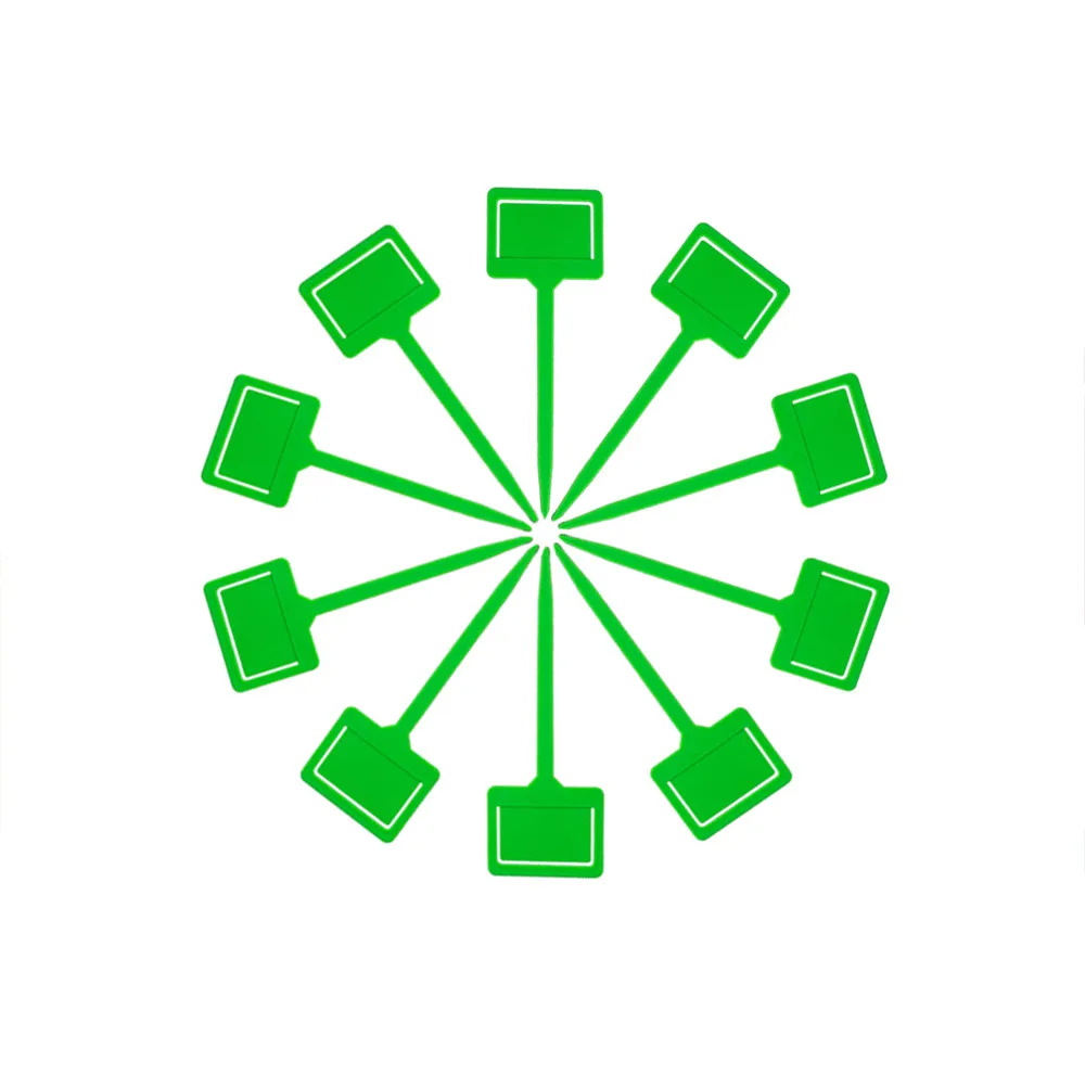 Пластиковые Т-образные сад Садоводство этикетка завод цветок детская этикетка тег для сада теги инструмент растения садовые украшения