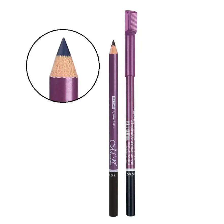 Double headed Eyebrow Pencil With Eyebrow Comb Waterproof Beauty Tools