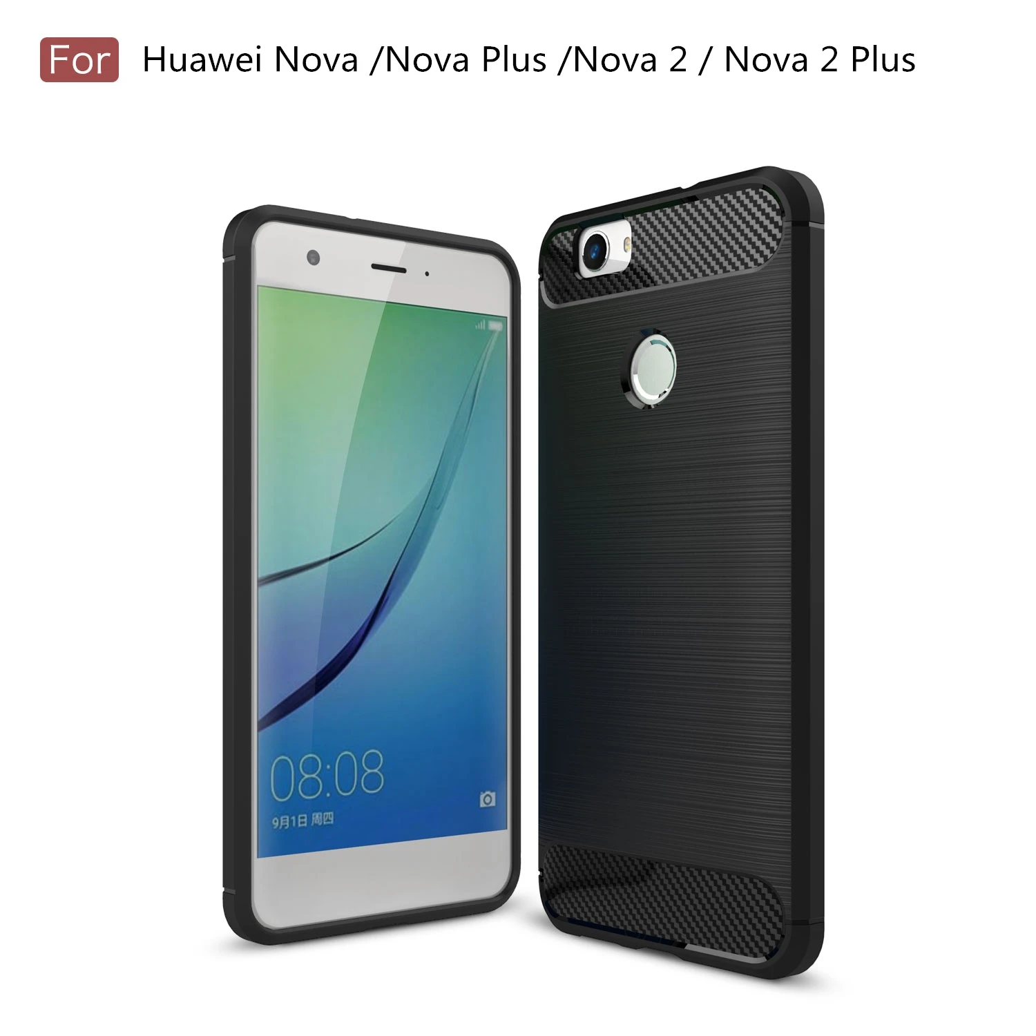 Чехол для Huawei Nova/Plus Nova 2/Plus силиконовый чехол из ТПУ Ультратонкий Мягкий матовый
