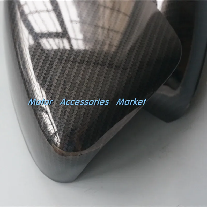 Углеродного волокна печати Дверь Зеркало Обложка Накладка для Mazda 6
