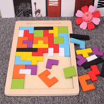 

Baby Creative Educational Toy Wooden Blocks Building Wooden Block Intelligence Toys