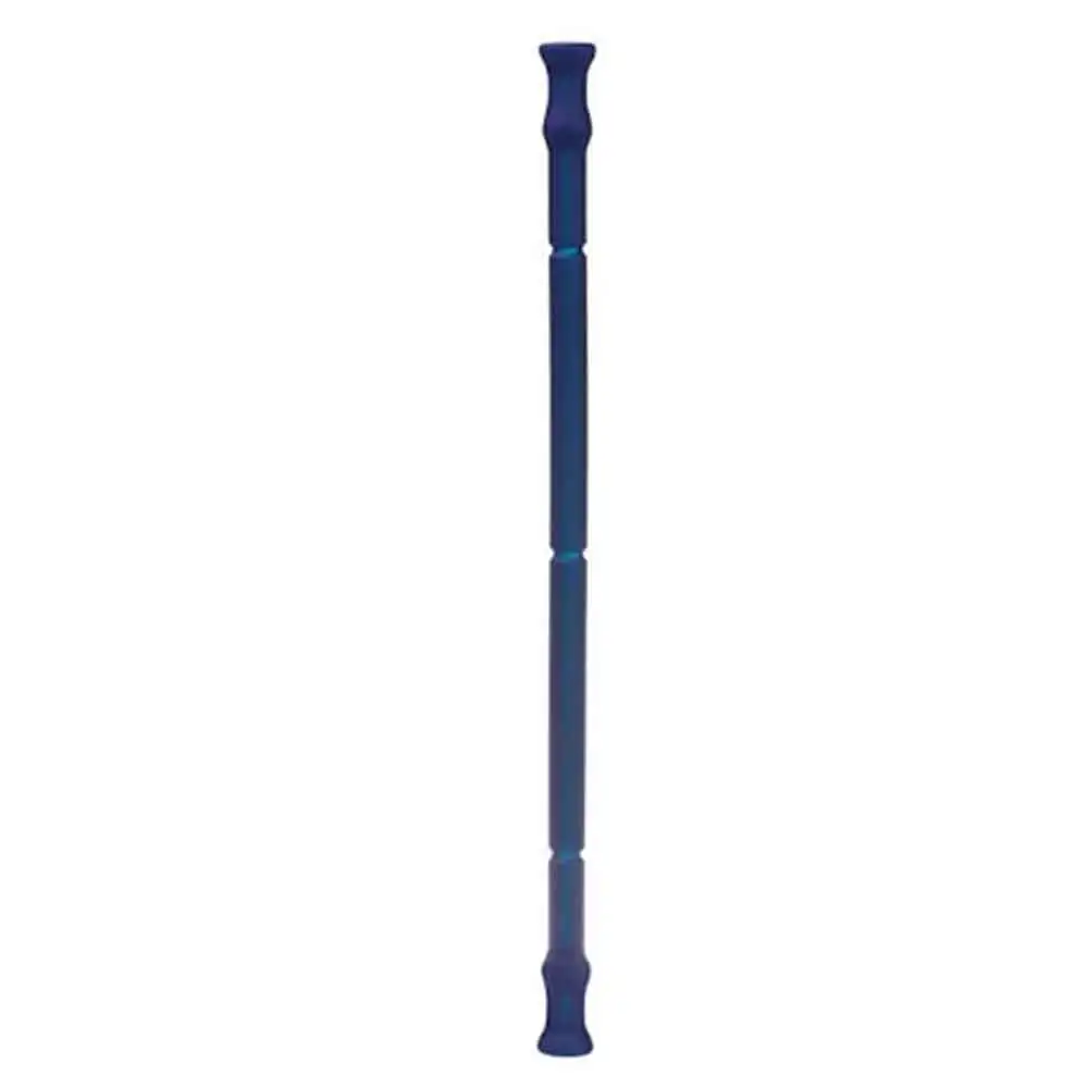 1PC Blue Визуальный контакт-бар Складная Силиконовая трубочка многоразовая гнущаяся соломинка для напитков с чехлом для переноски Чистящая Щетка для путешествий напитки - Цвет: 1PC Blue