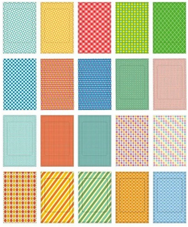 retro color pattern